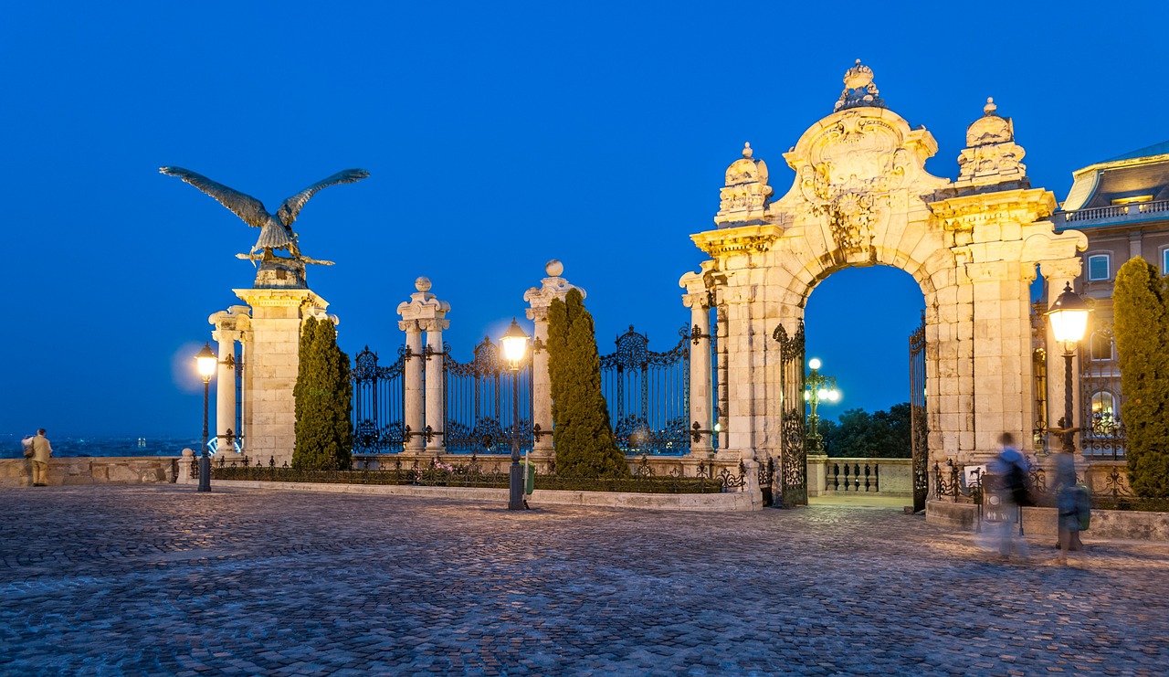 budapest hungary evening free photo