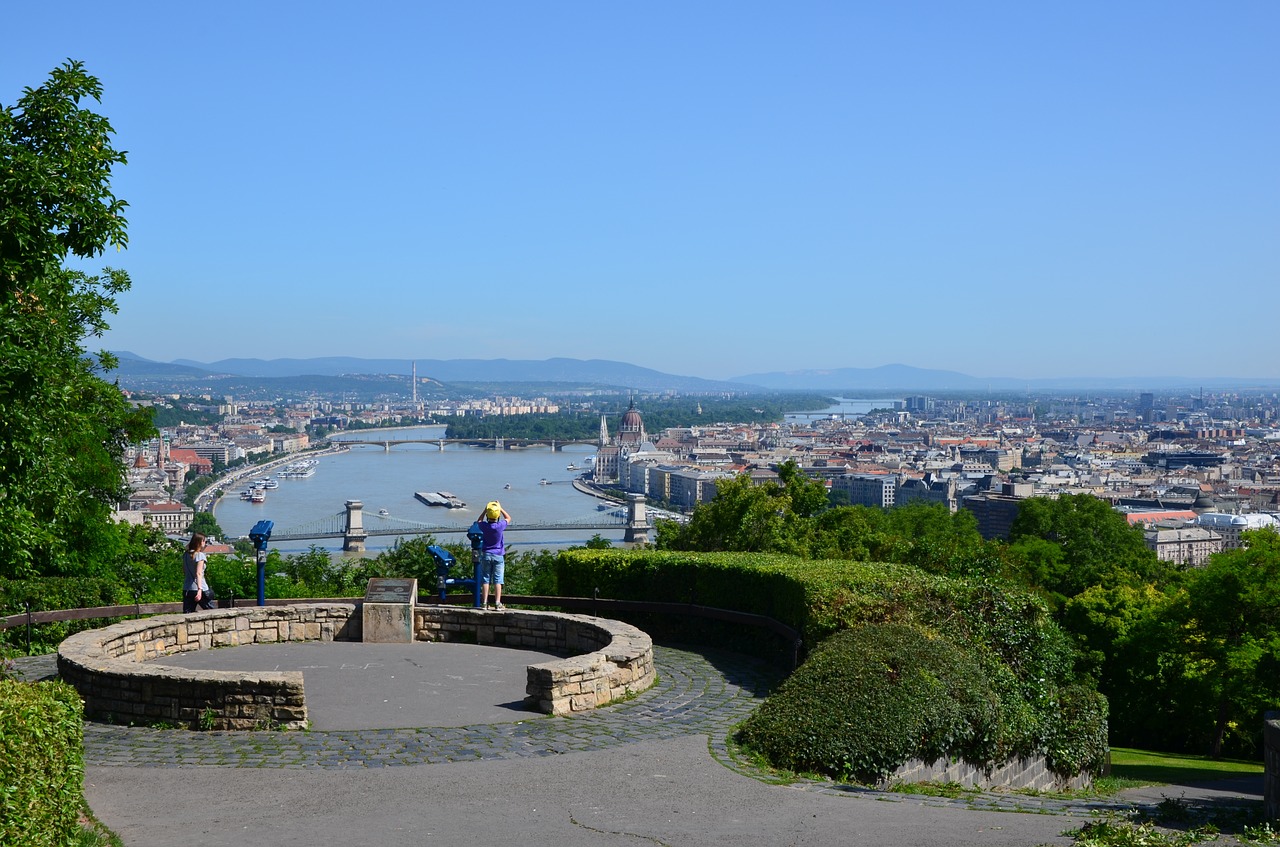 budapest gellért hill the parliament free photo