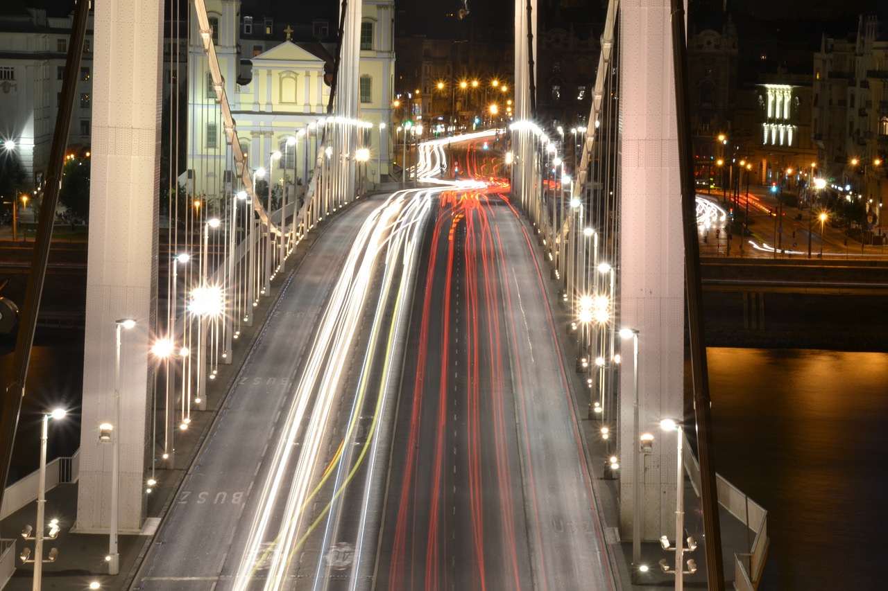 budapest bridge cars free photo