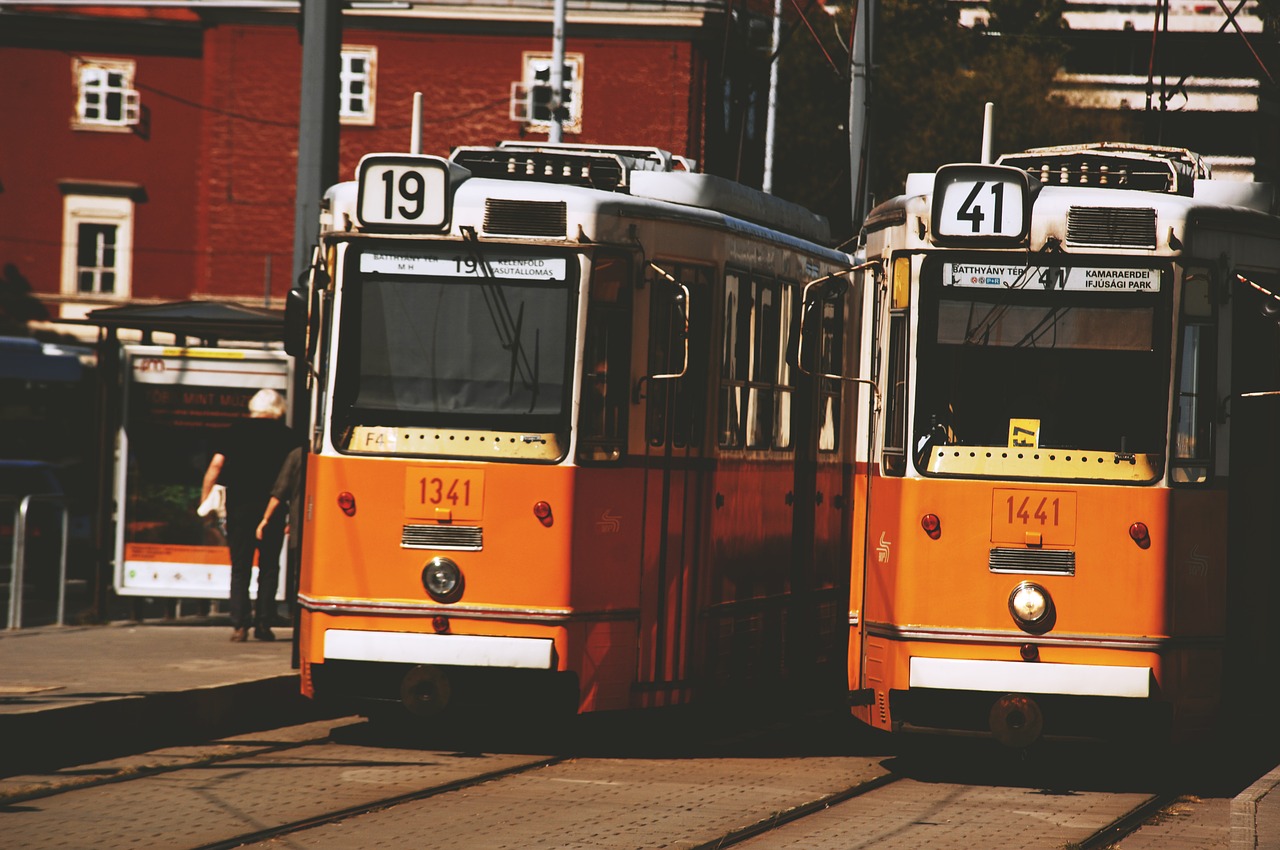 budapest tram bridge free photo