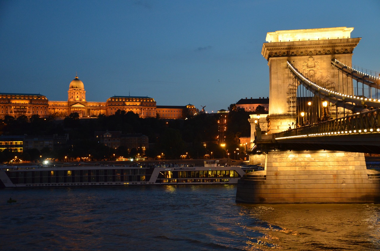 budapest danube night free photo