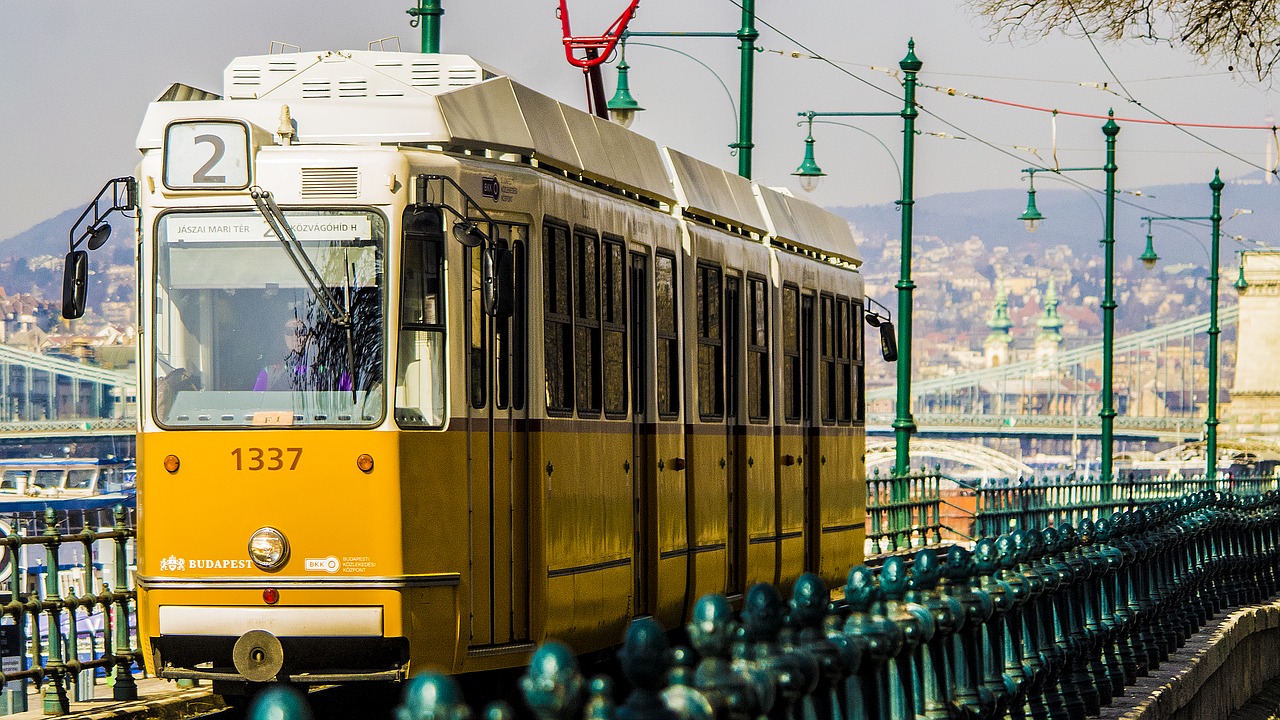 budapest tram city free photo