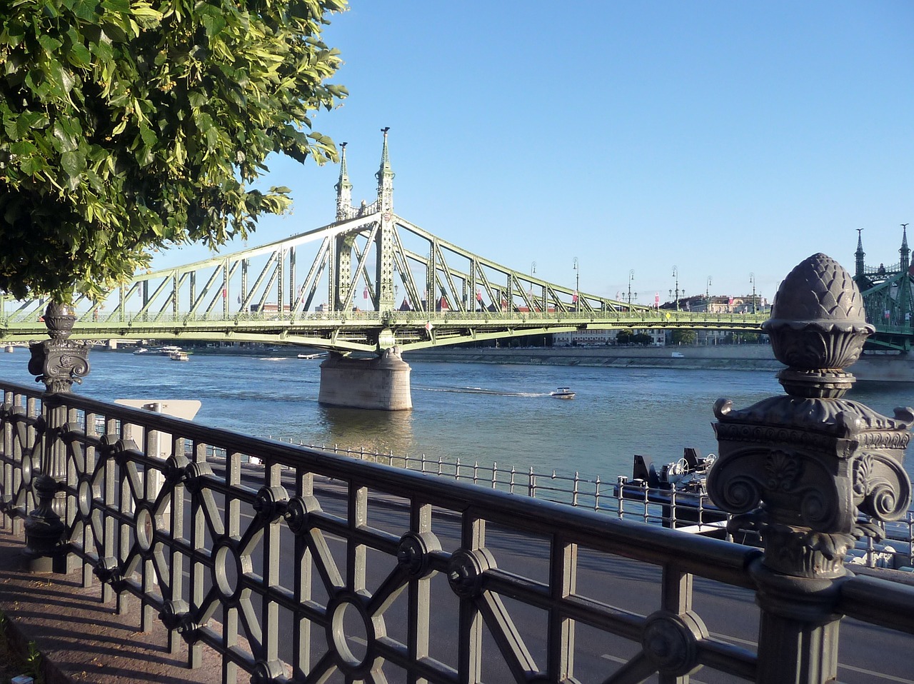 budapest bridge danube free photo