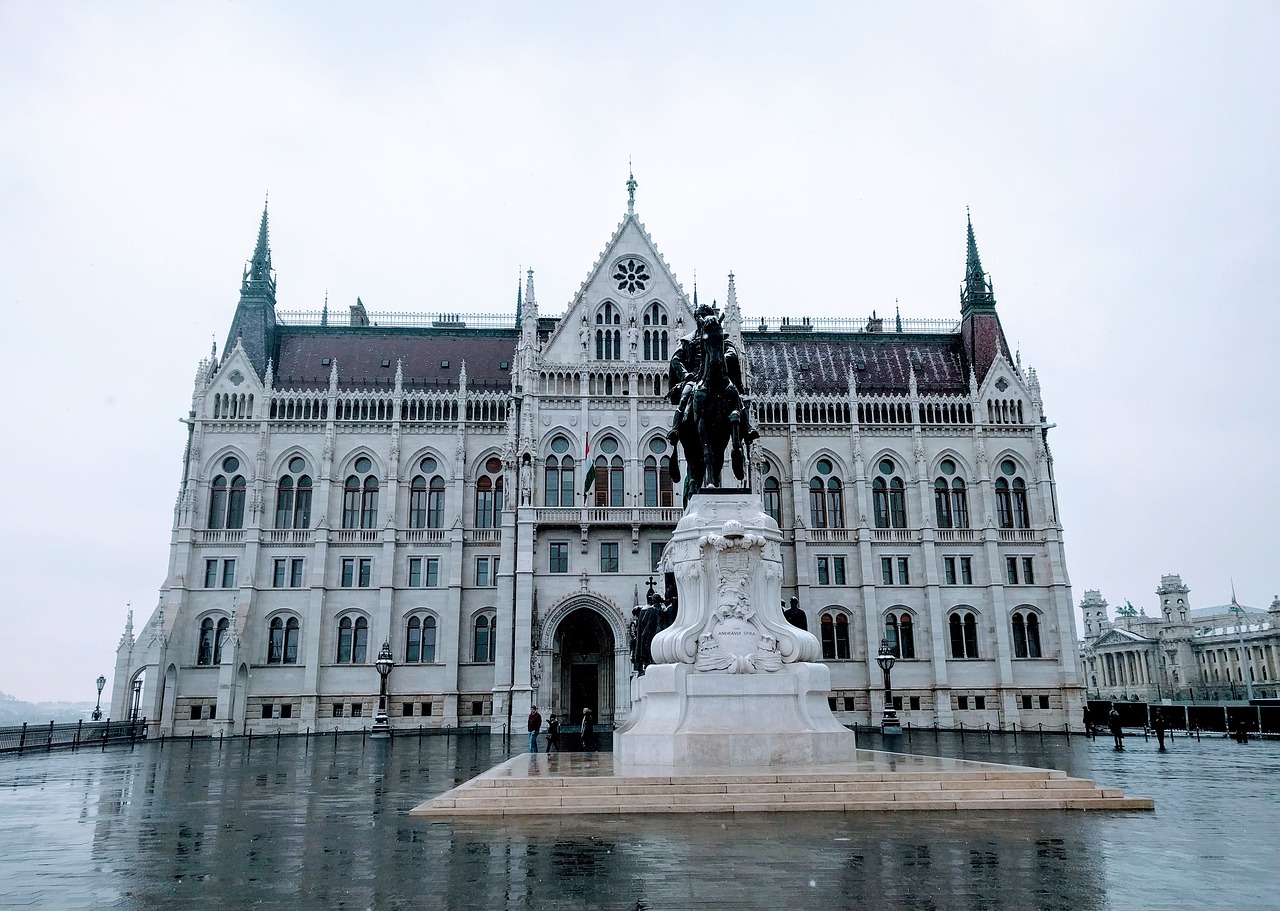 budapest parliament statue free photo