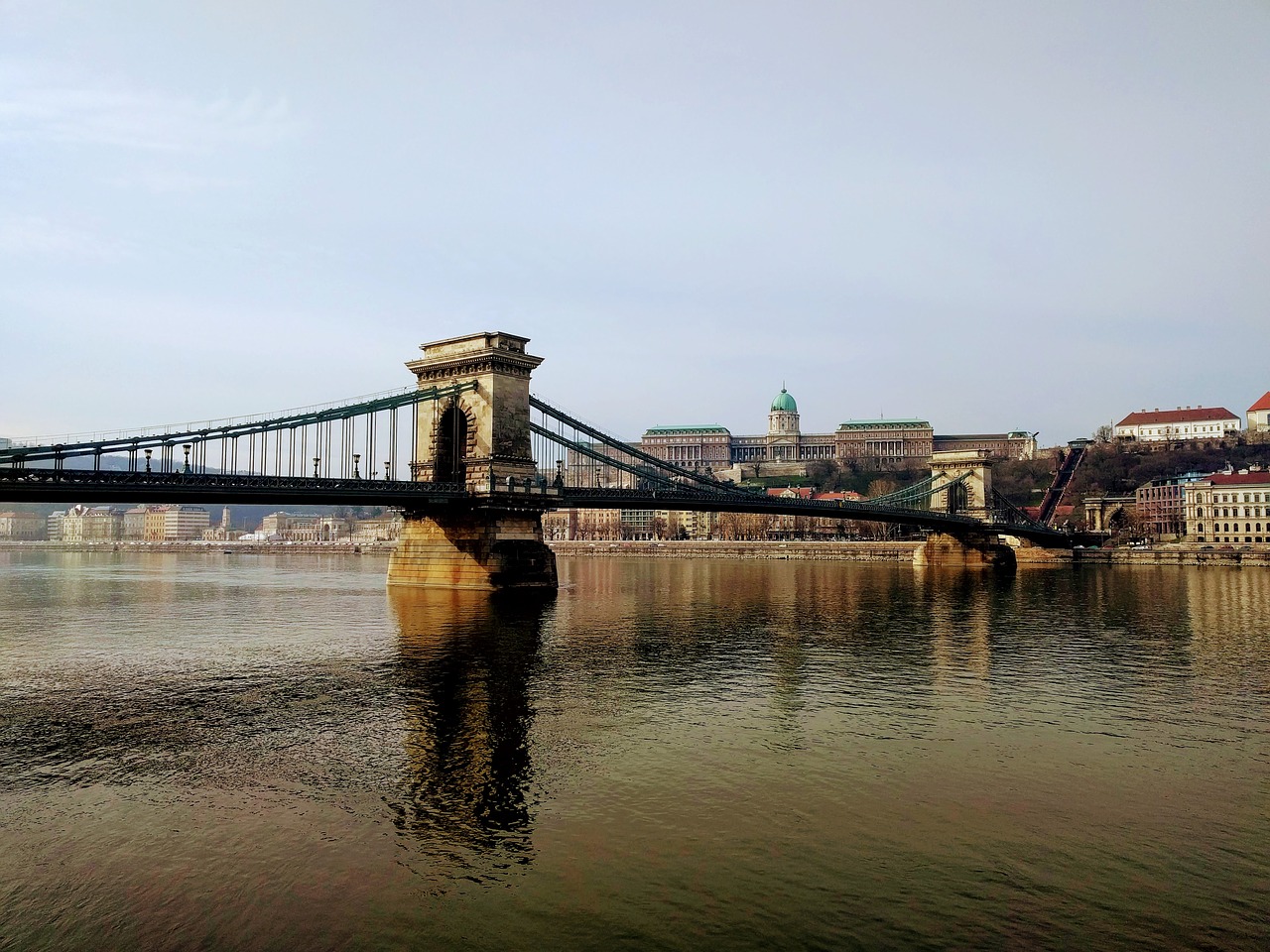 budapest reflection water free photo