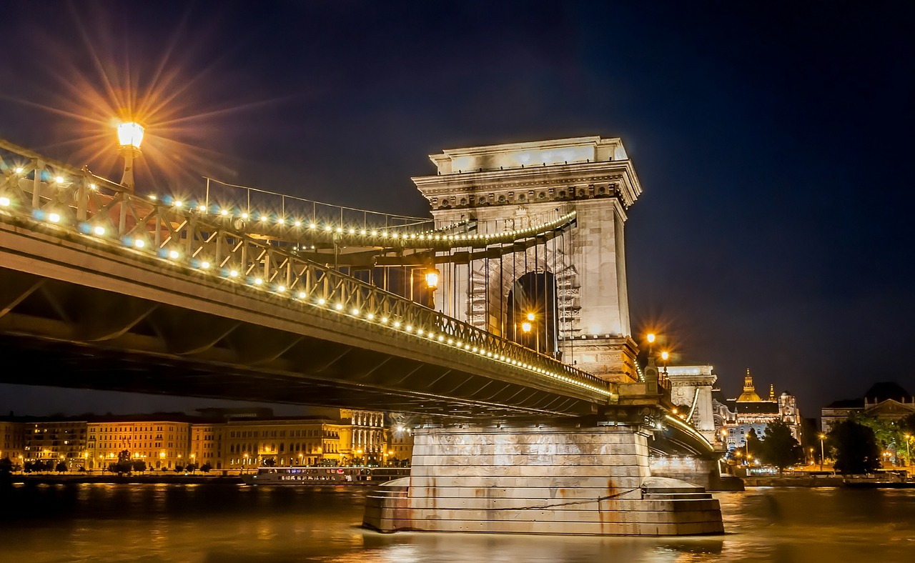 budapest bridge water free photo