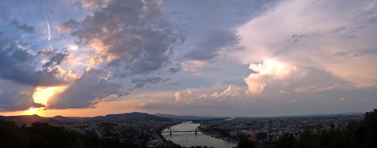 budapest birdview hill free photo