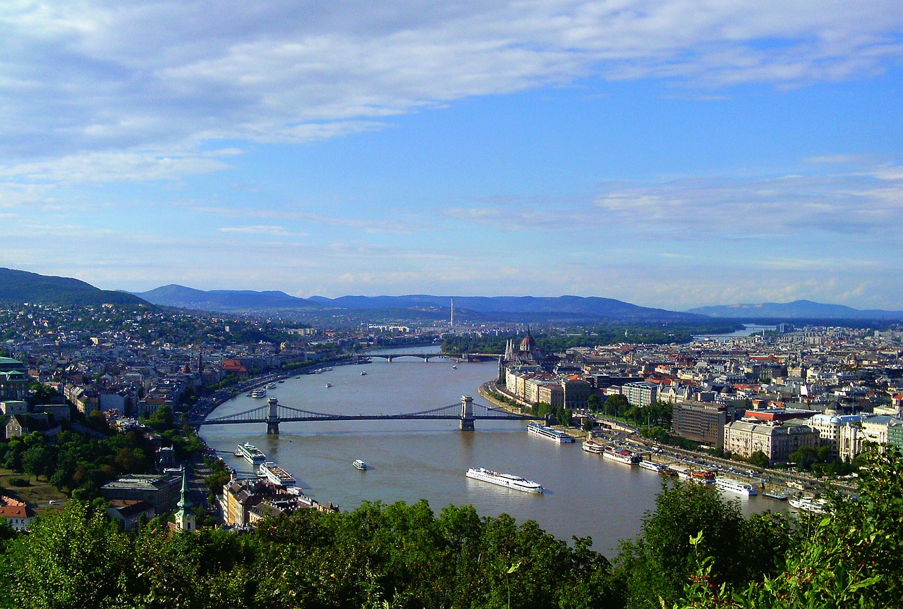 budapest summer panorama free photo