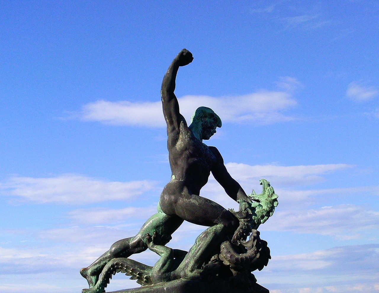 budapest statue summer free photo