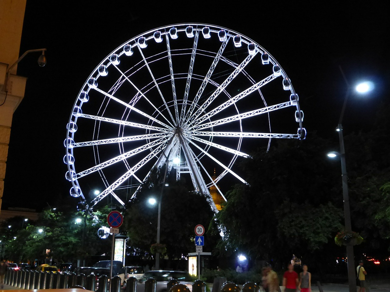 budapest eye giant ferris wheel island eye free photo