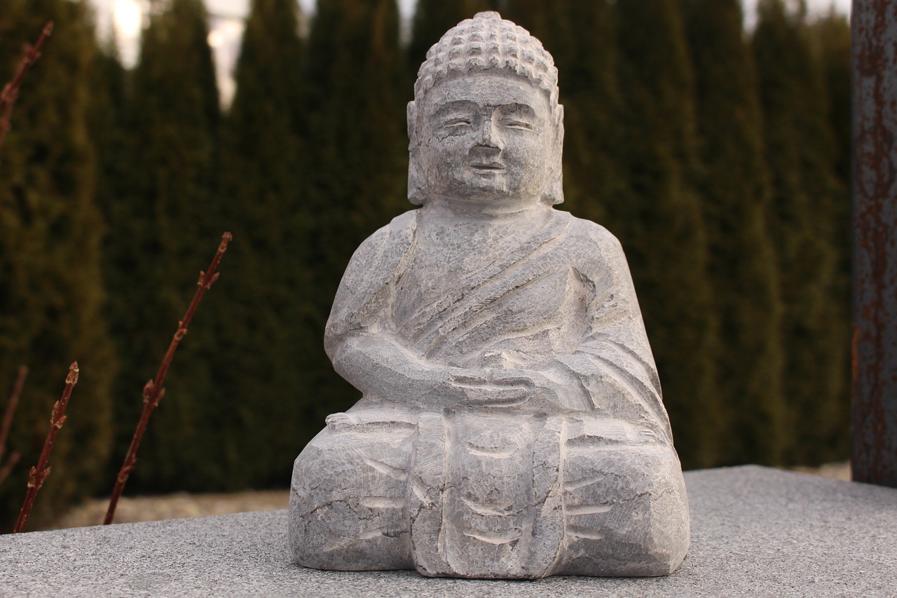 buddha stone sculpture free photo