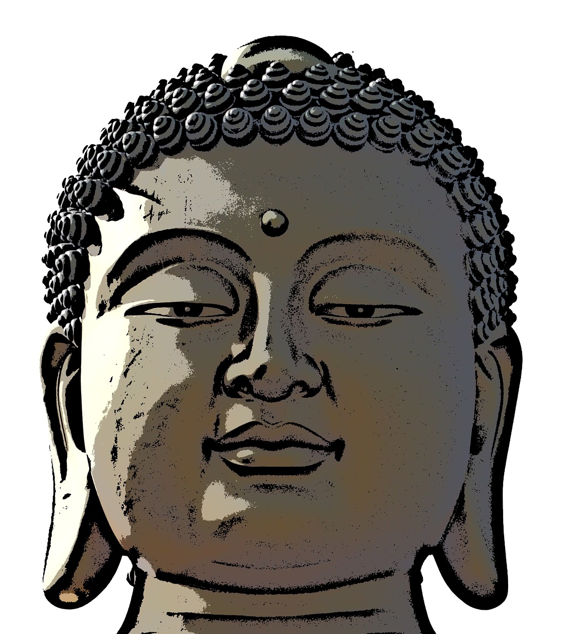 buddha face peace free photo