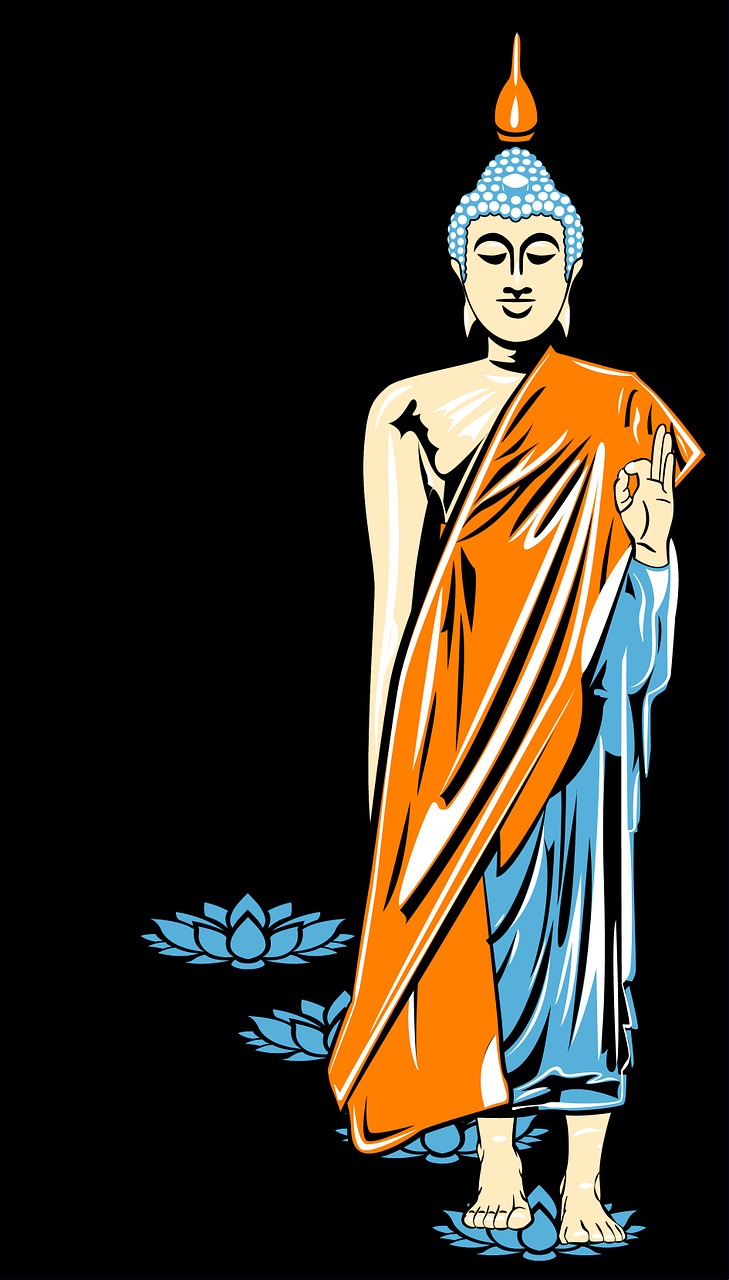 buddha image screen printing free photo