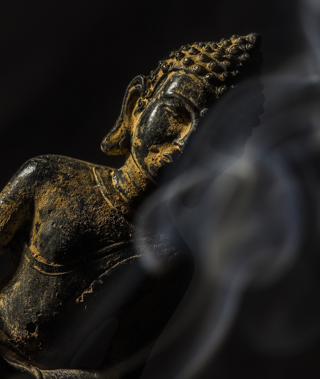 buddha smoke buddhism free photo