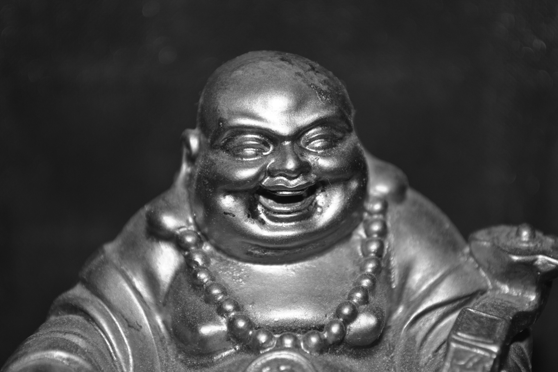 art buddha black white free photo