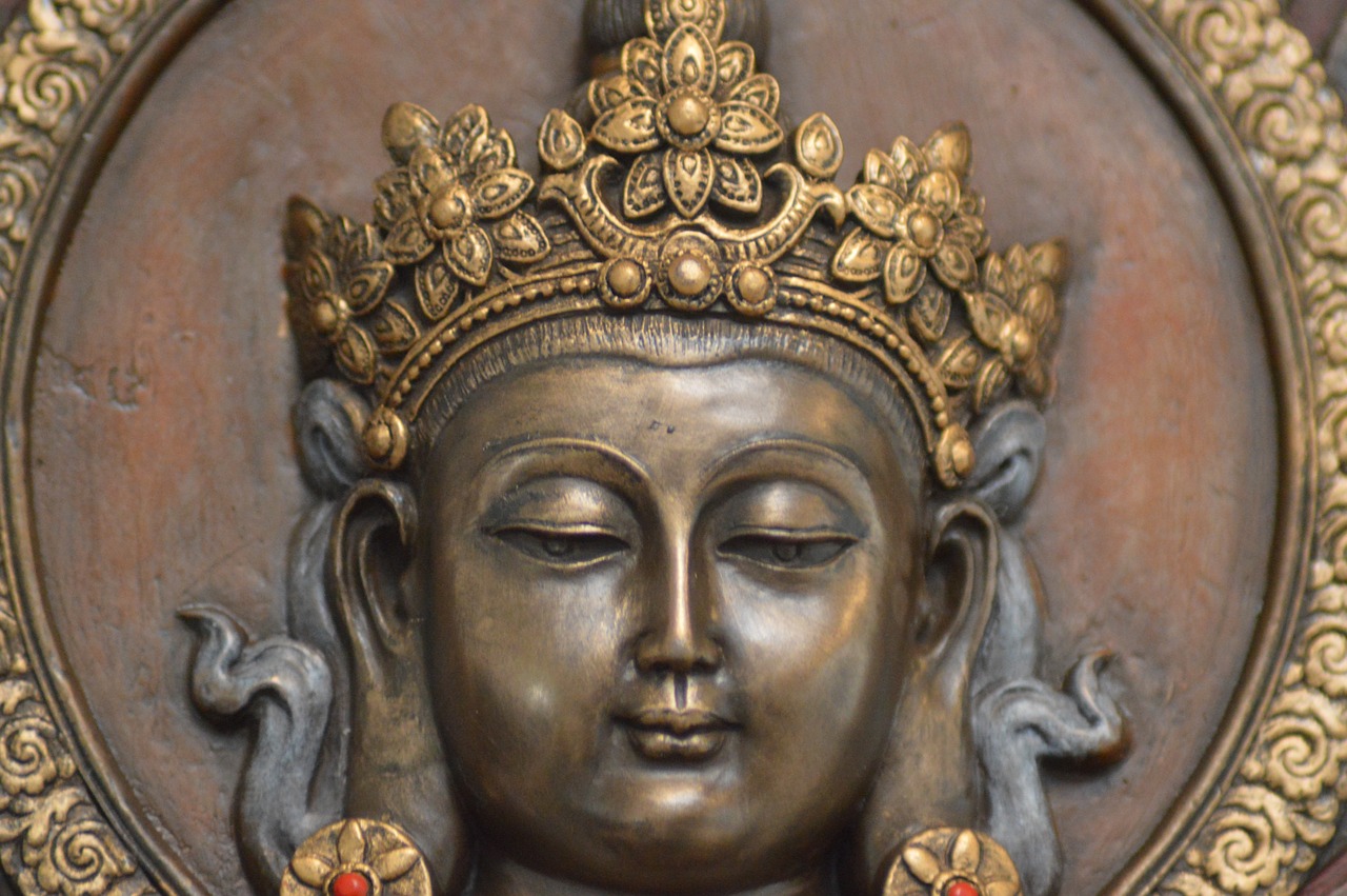 buddha brass image free photo