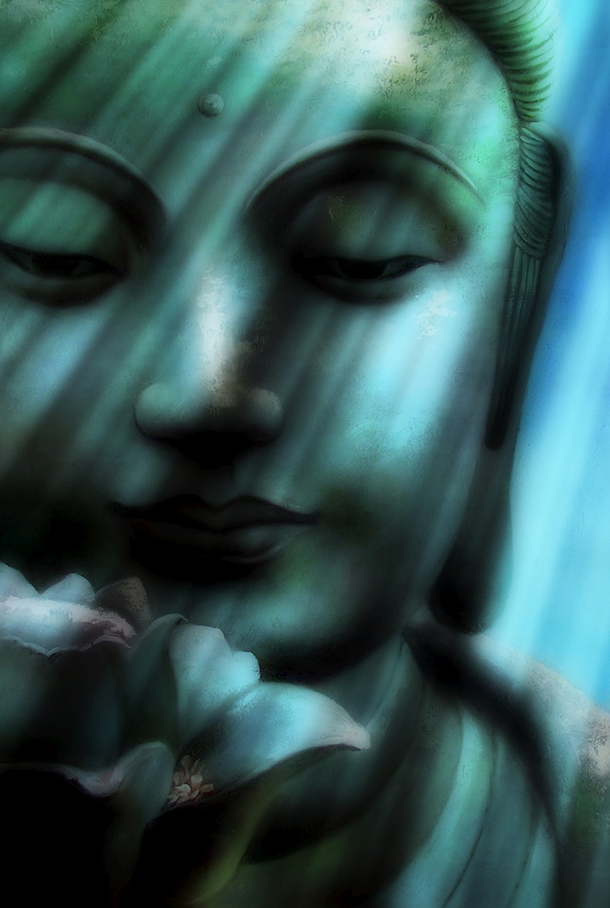 buddha face spiritual free photo