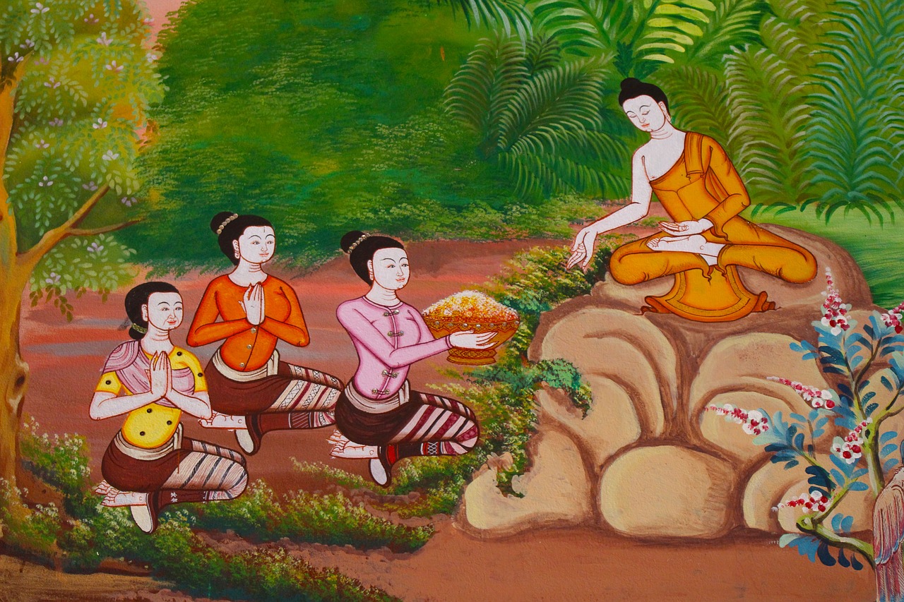 Будда и ученики
