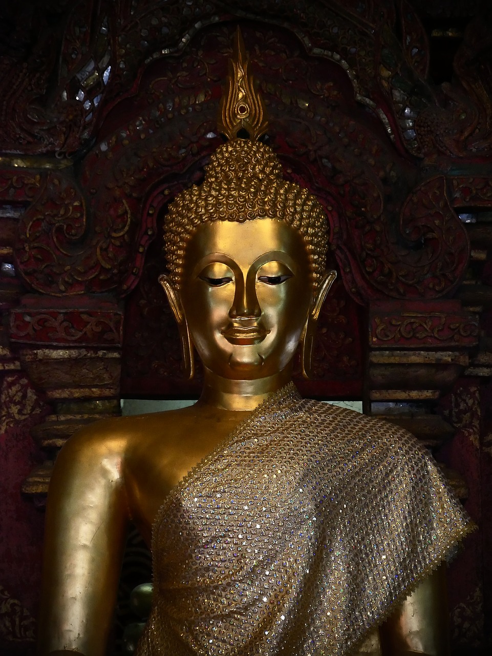 buddha religion statue free photo