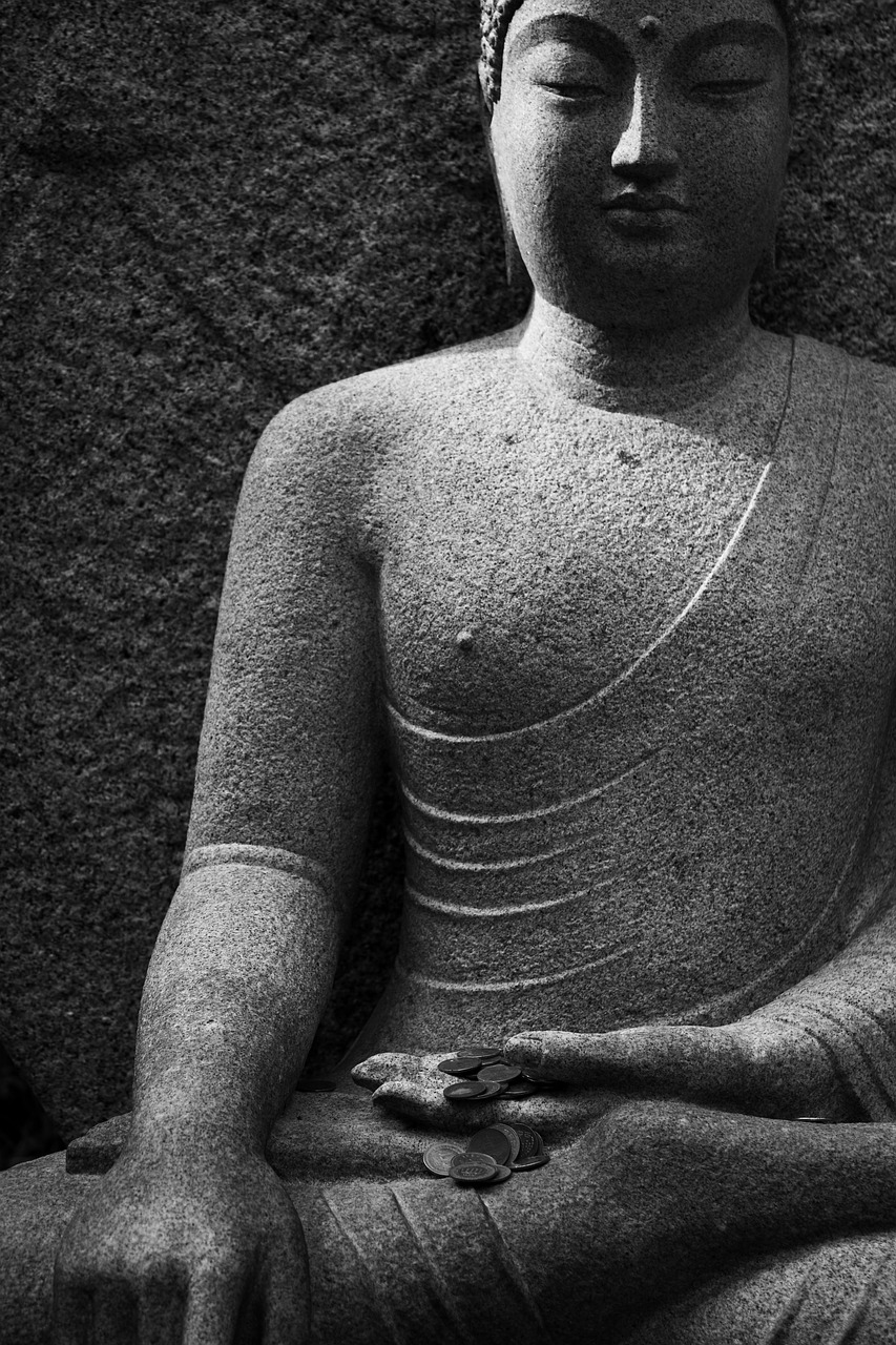 buddha buddhism stone buddha free photo