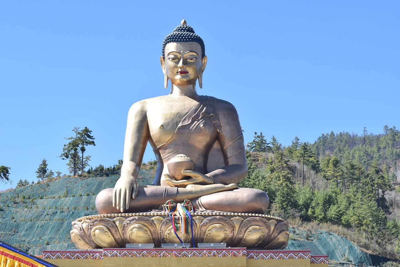 buddha statue bhutan free photo