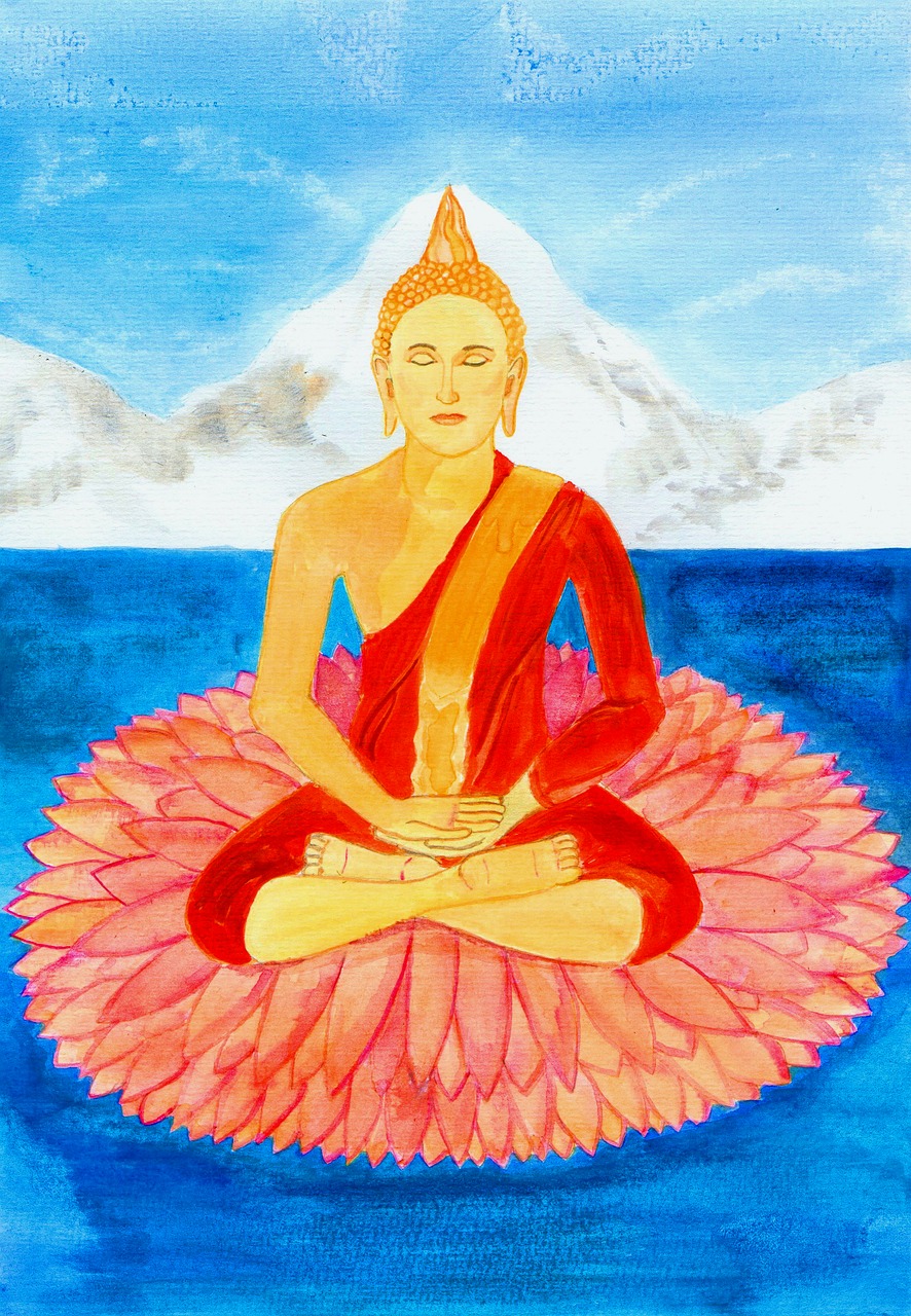 buddha lotus spirituality free photo