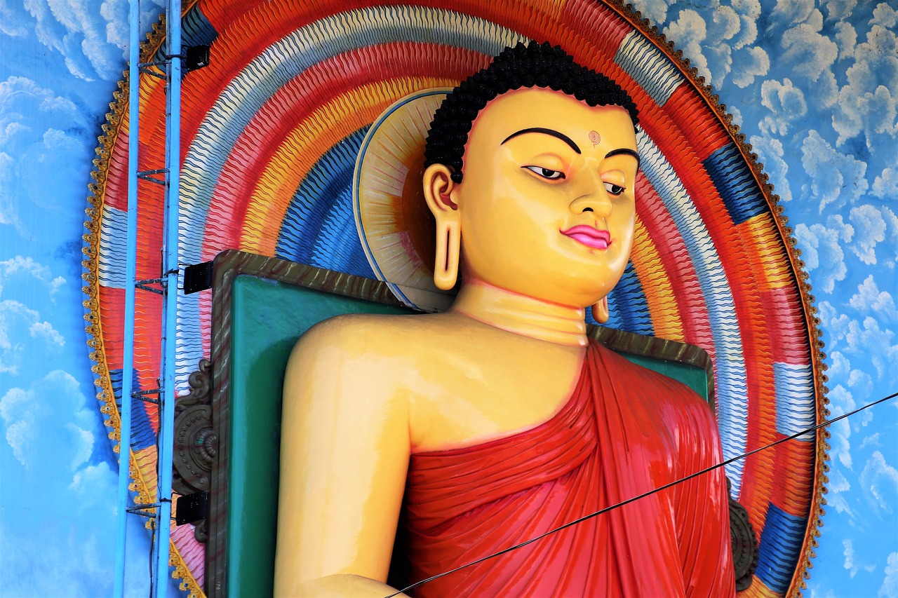 buddha religion sri lanka free photo