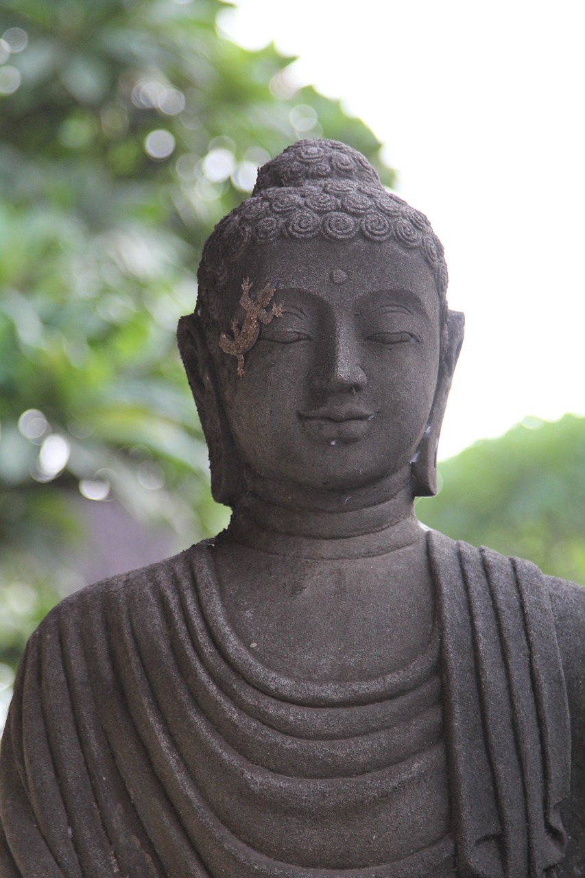 buddha statue grey free photo