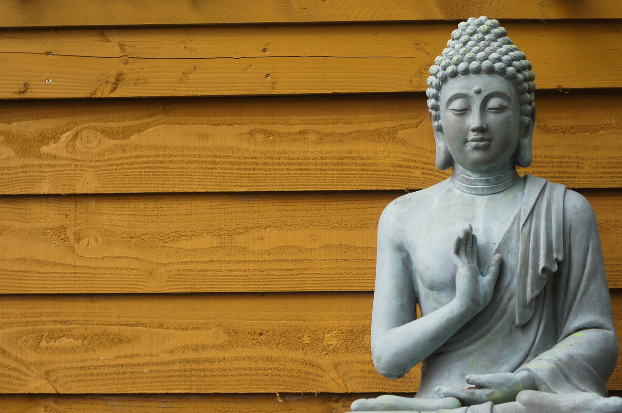 buddha  wood  statue free photo