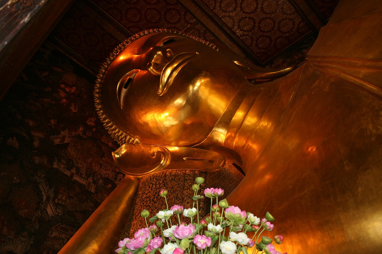 buddha lying buddha reclining buddha free photo