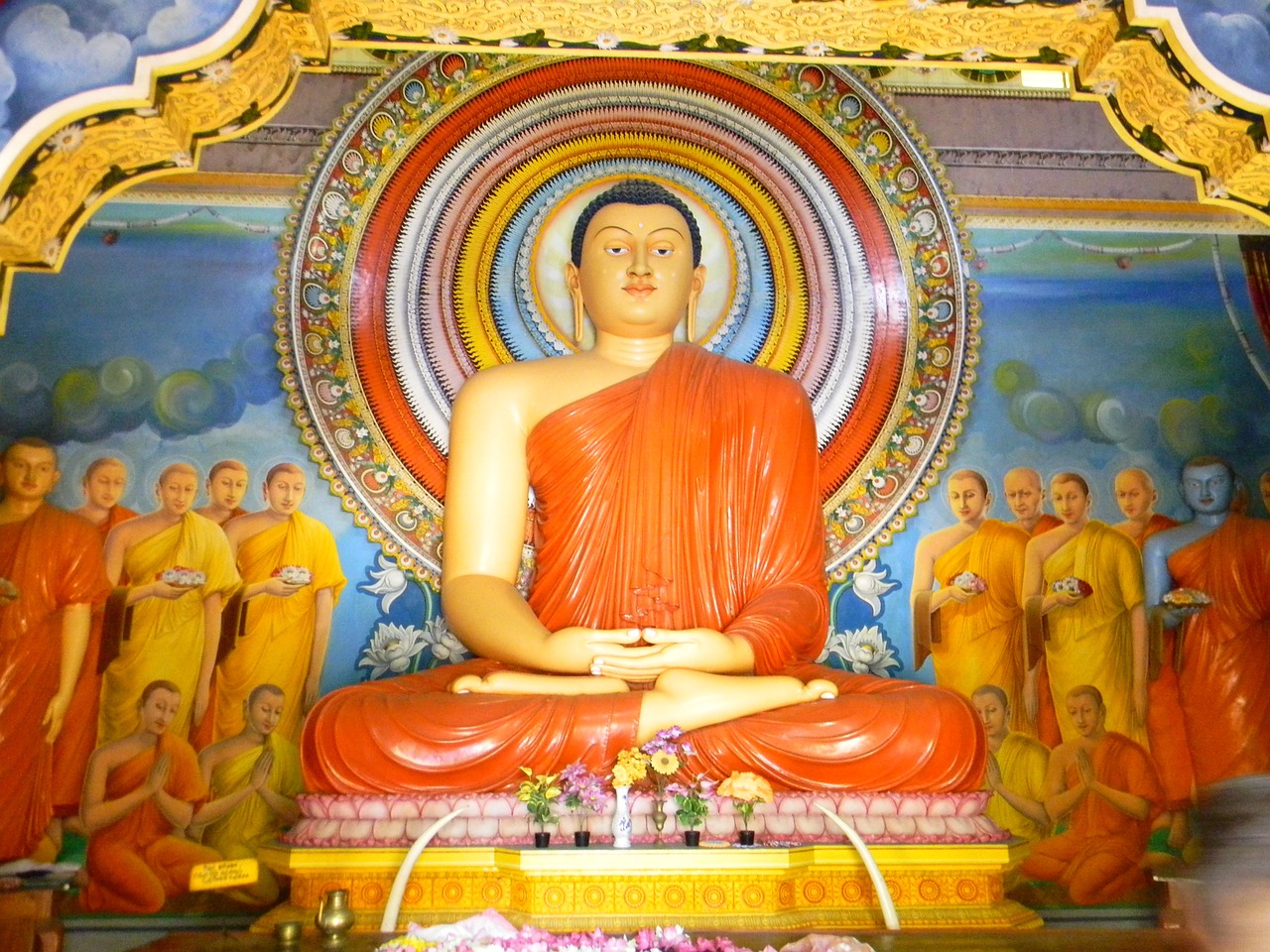 buddha sri lanka temple free photo