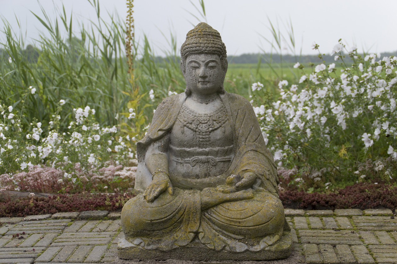 buddha image garden free photo