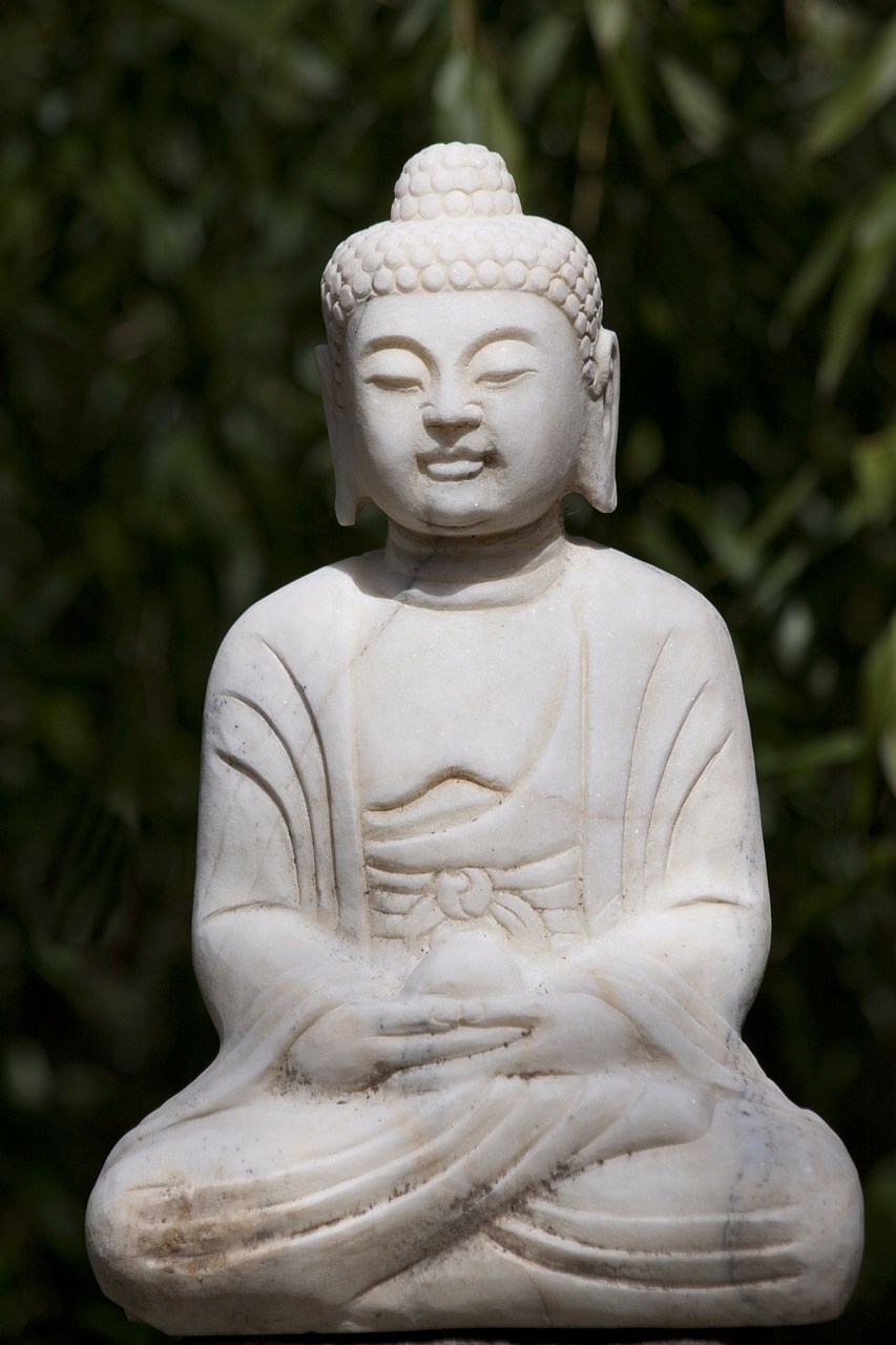 buddha figure marble free photo