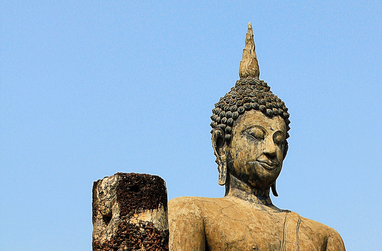 buddha stone buddha head free photo