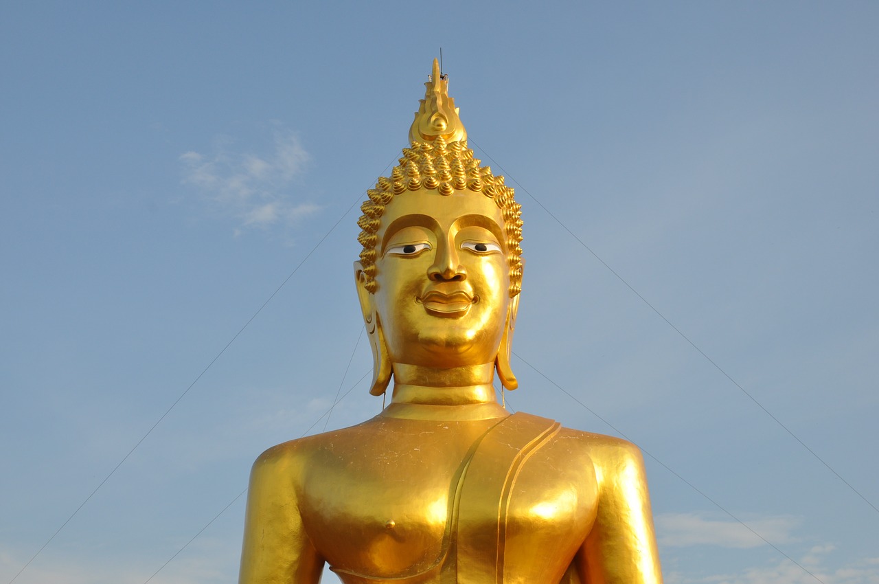 buddha thailand sky free photo