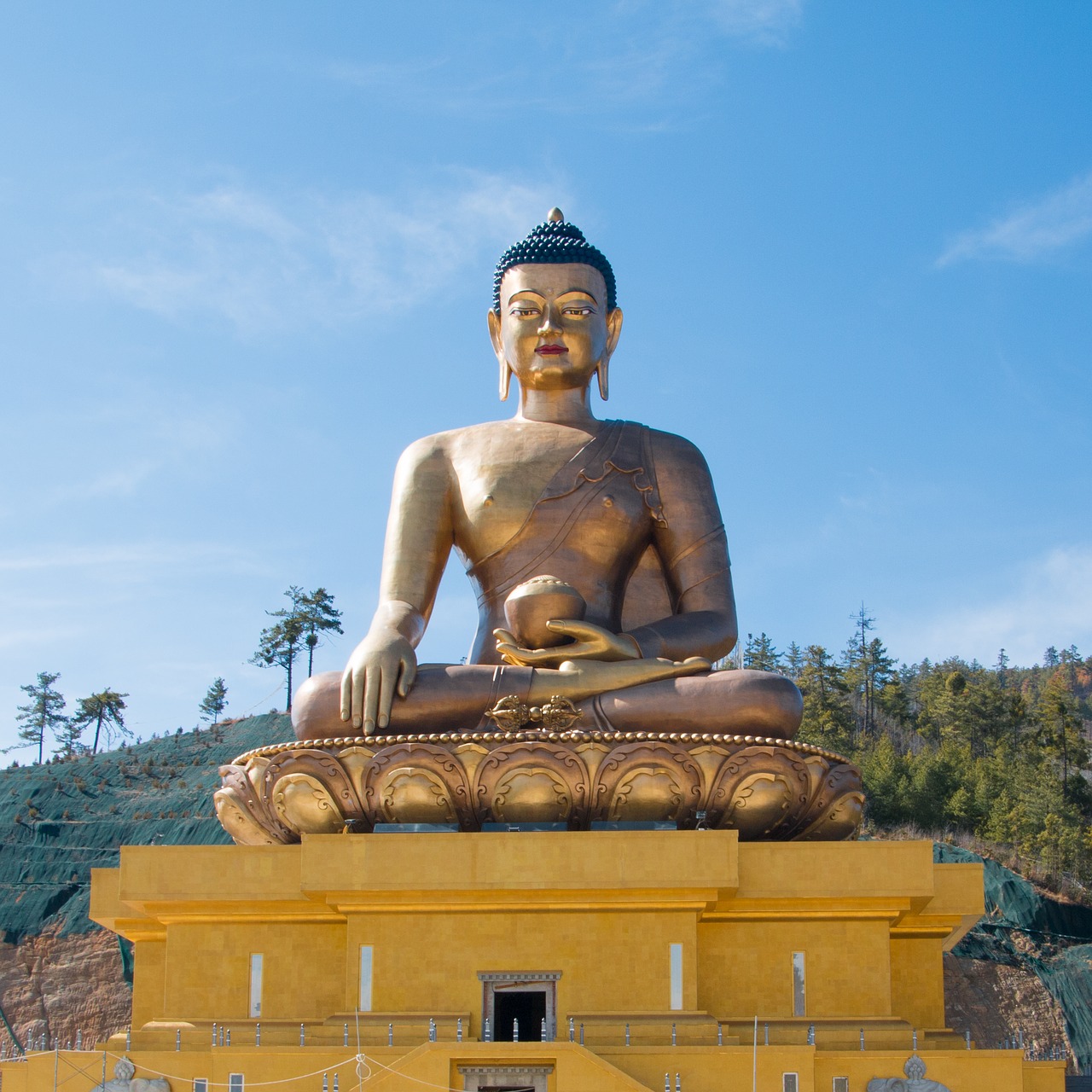 buddha dordenma statue buddha gautam buddha free photo
