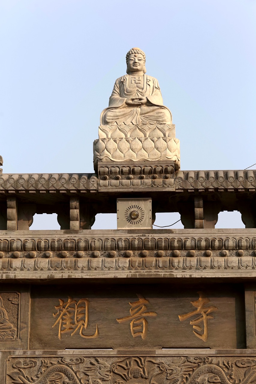 buddha statues kwan-yin temple xinzheng free photo