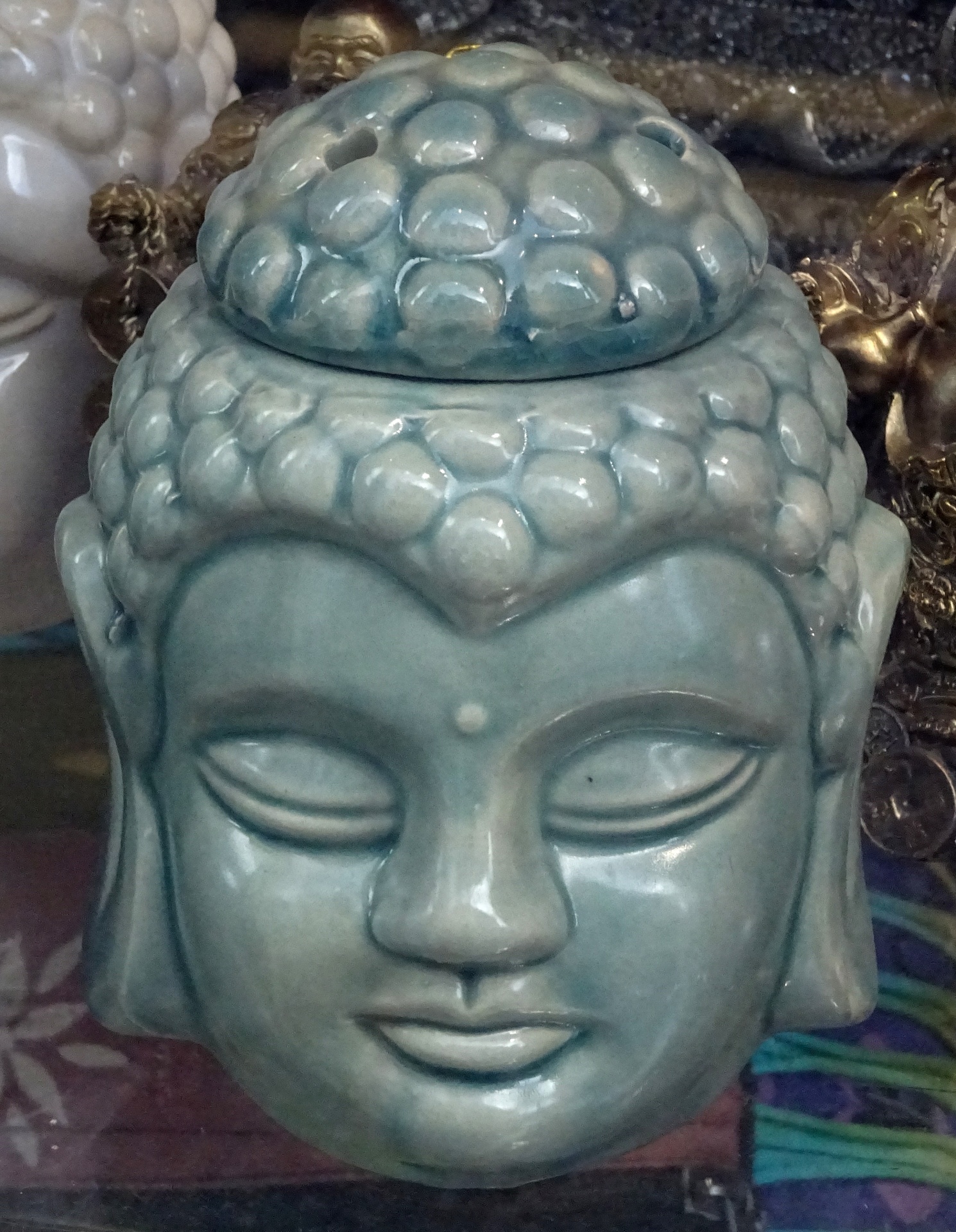 antique crockery buddha free photo