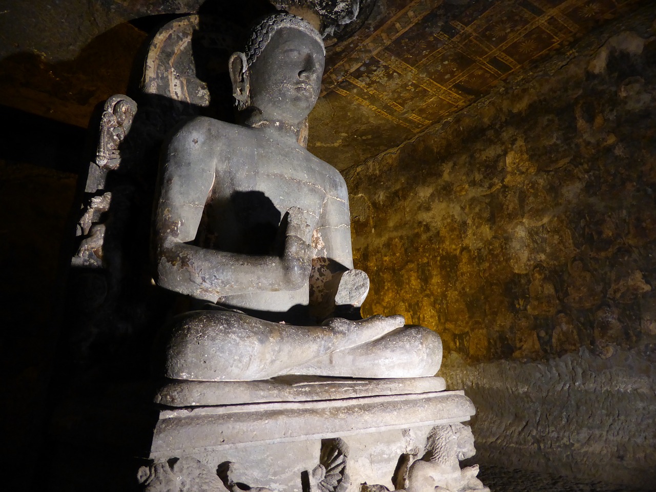 buddhism buddhist cave free photo