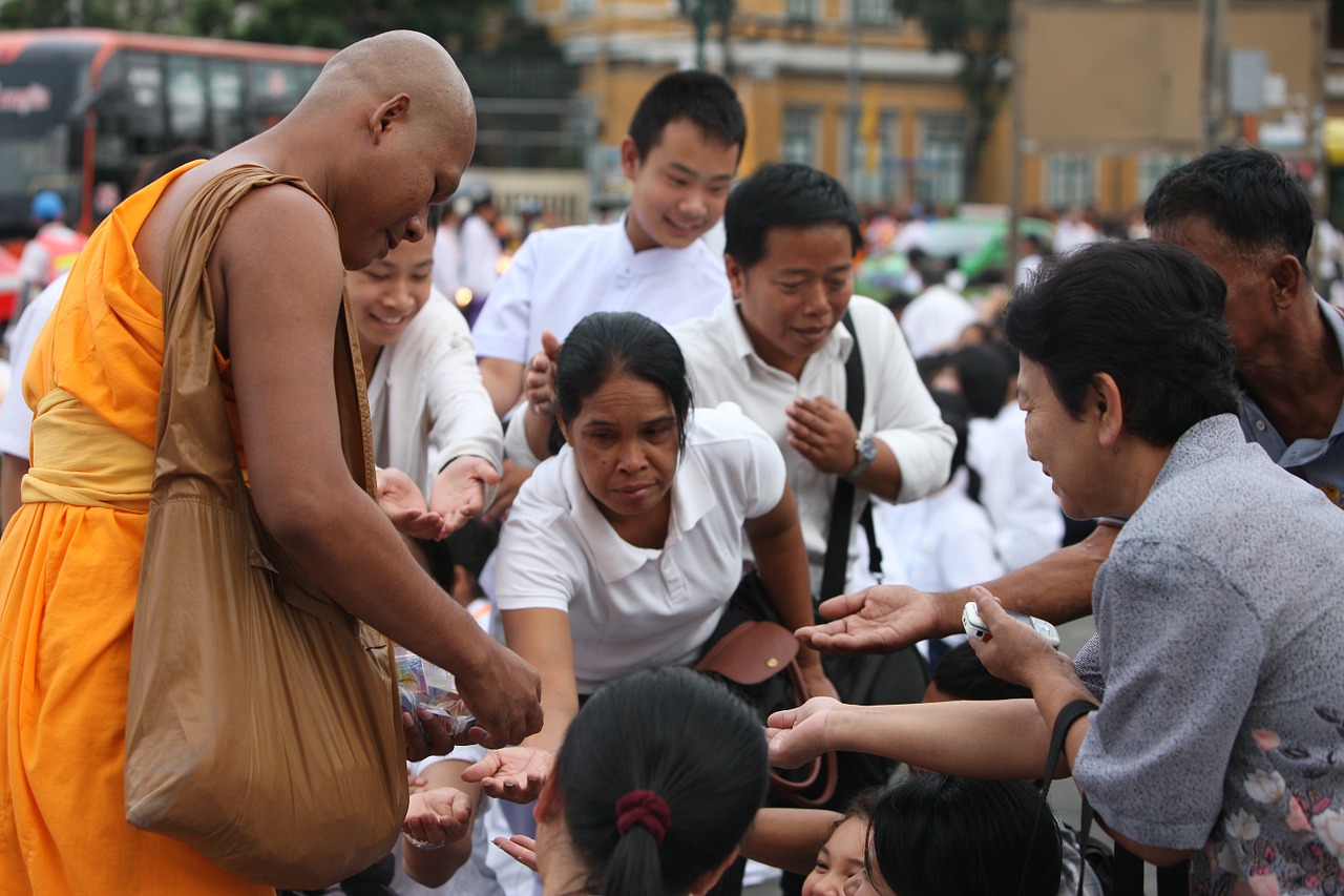 buddhists monks buddhism free photo