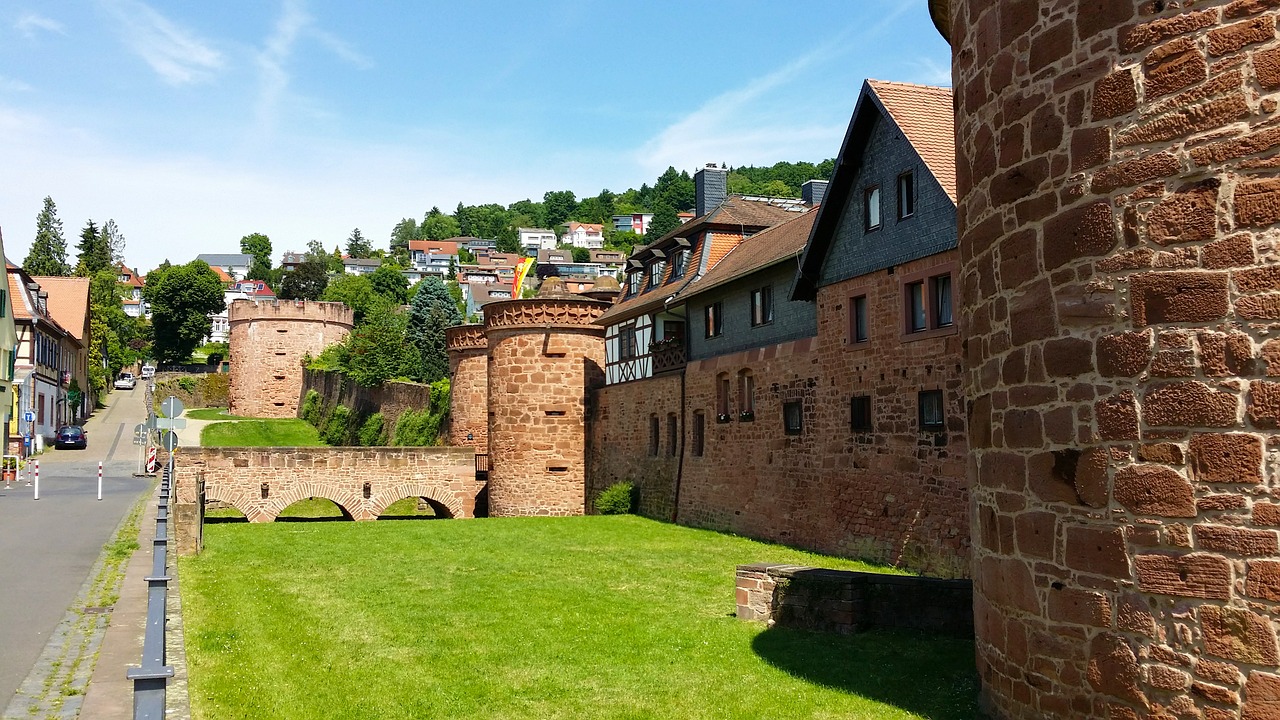 büdingen fortress city wall free photo