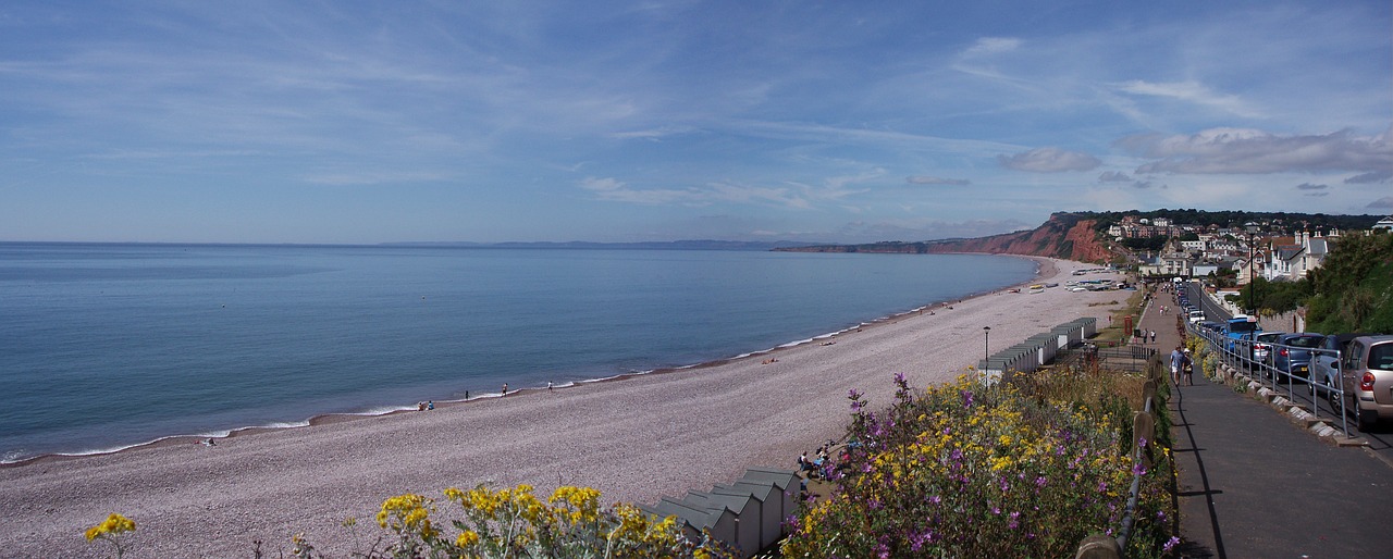 budleigh sea beach free photo