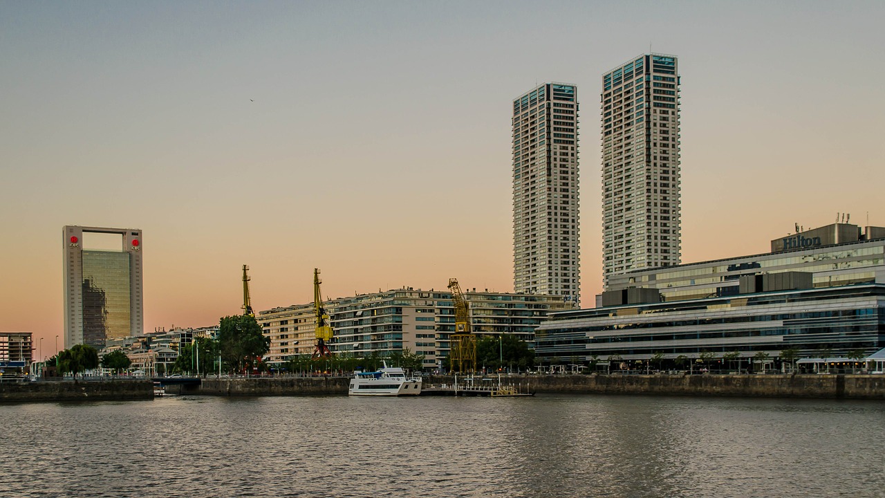 buenos aires puerto madero buildings free photo