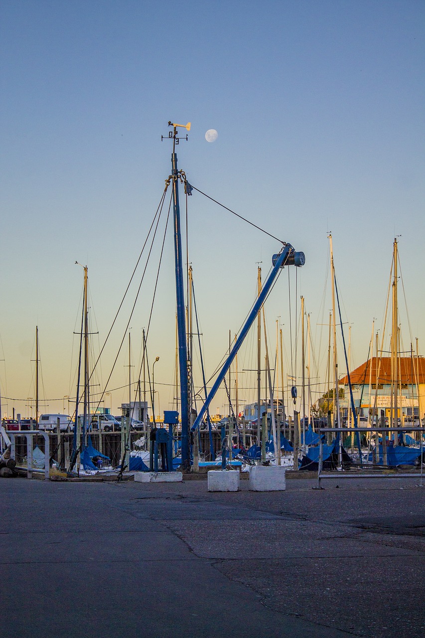 buenos aires blue sky boat free photo