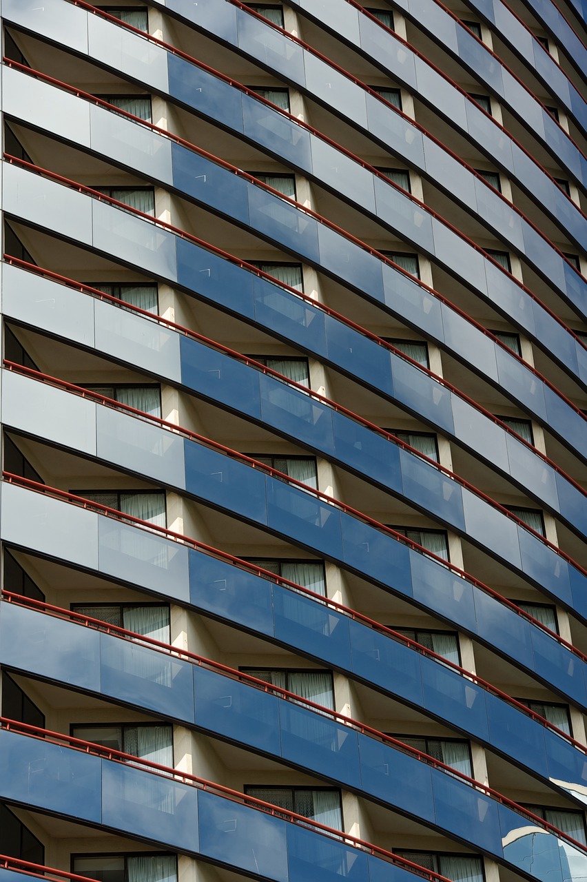 building architecture balconies free photo