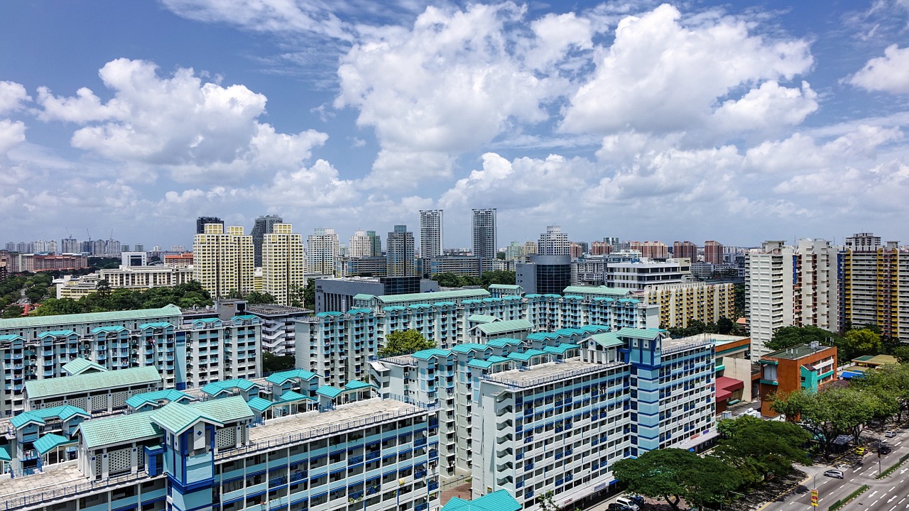 singapore cityscape buildings free photo