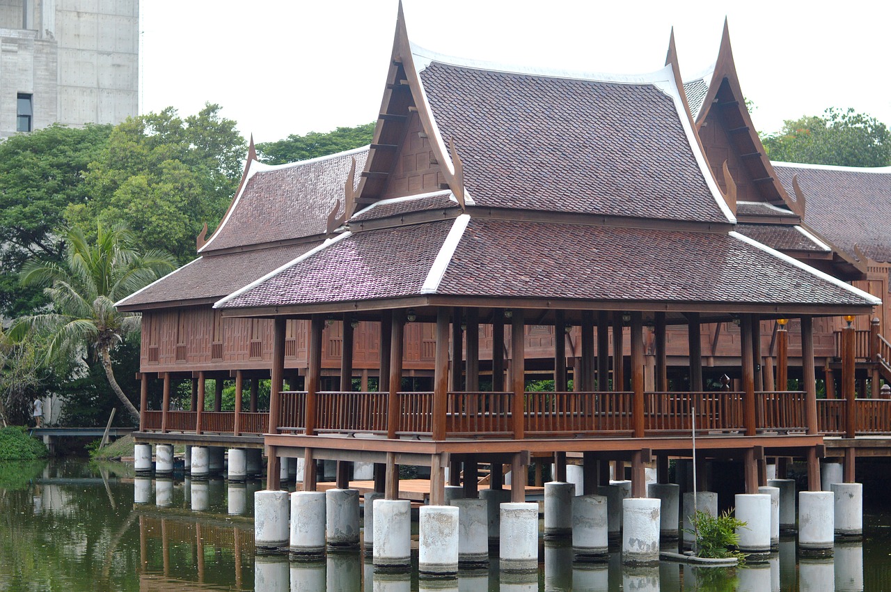 building construction thailand free photo