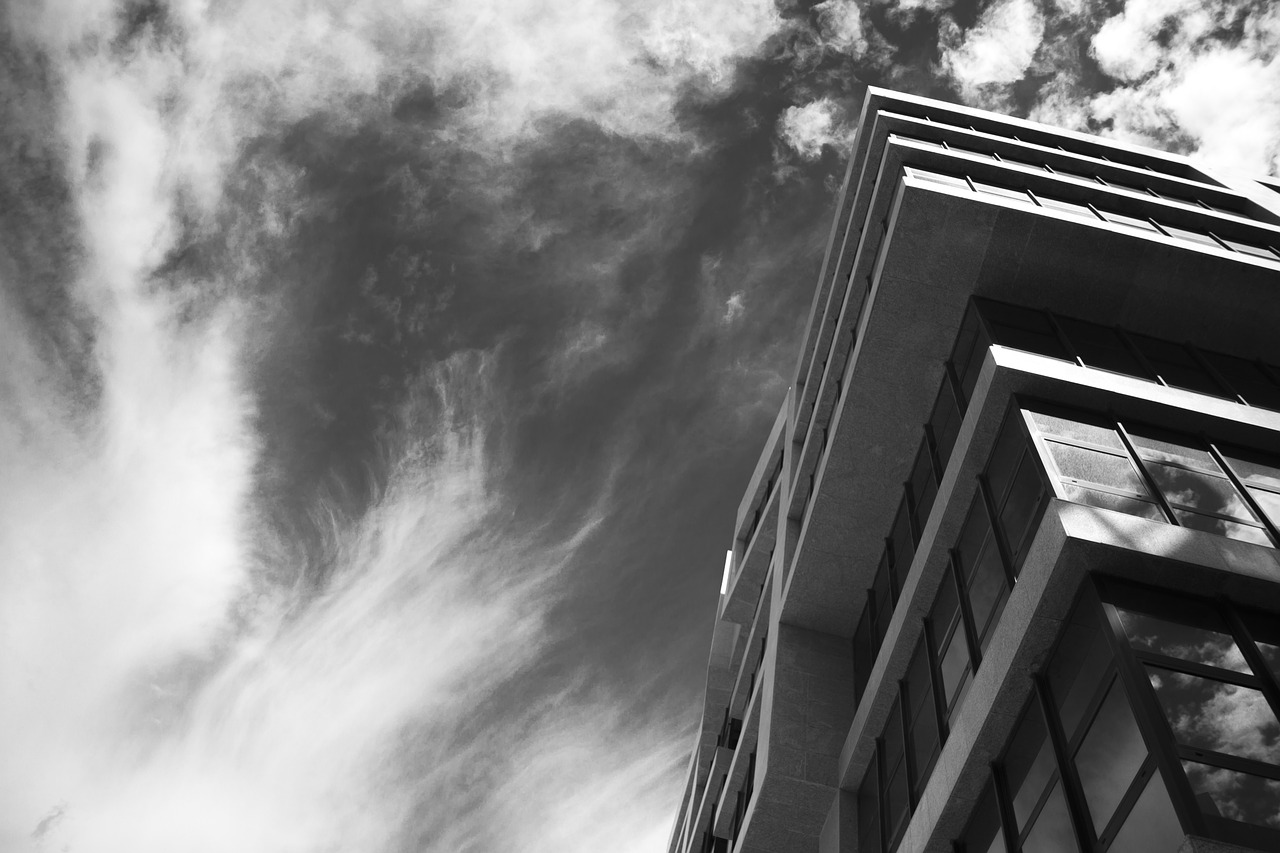 building city clouds free photo