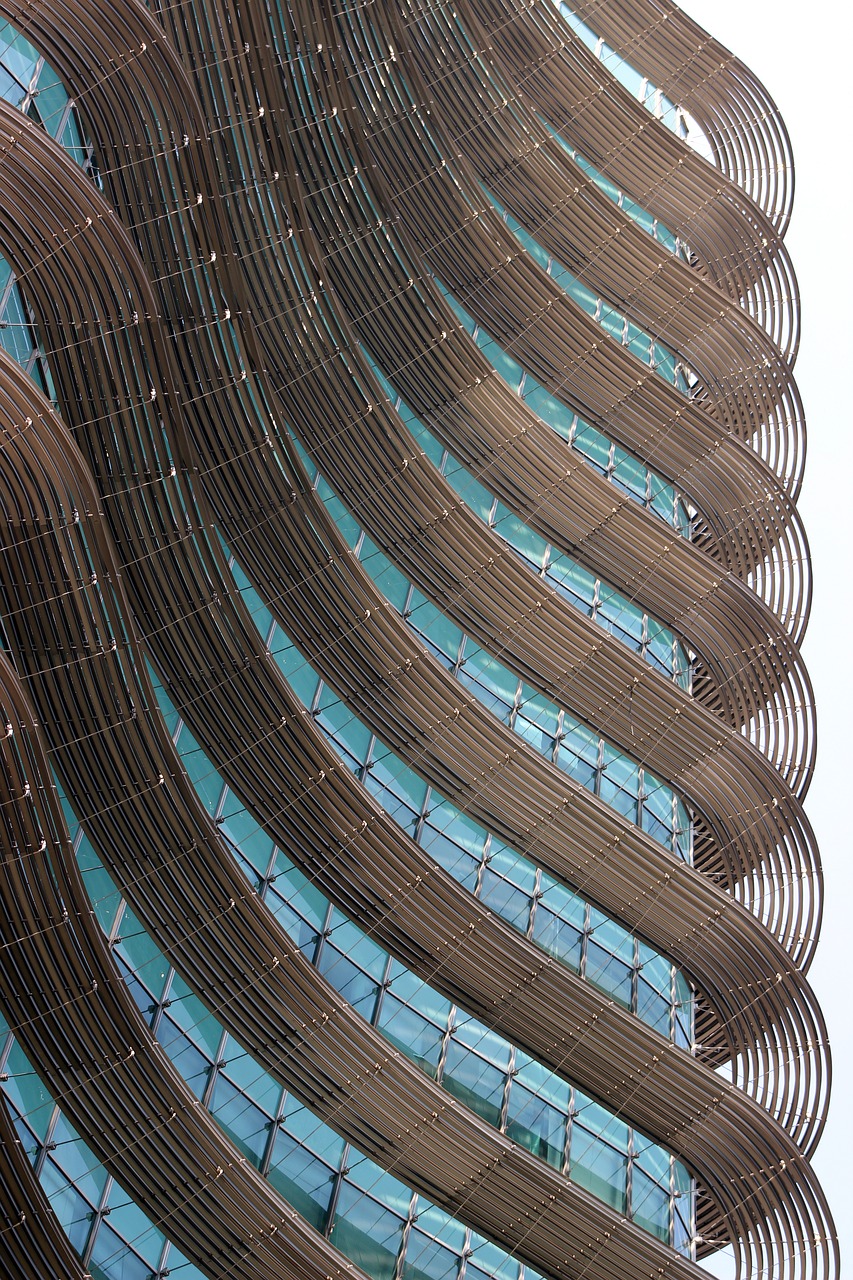 building curves architecture free photo