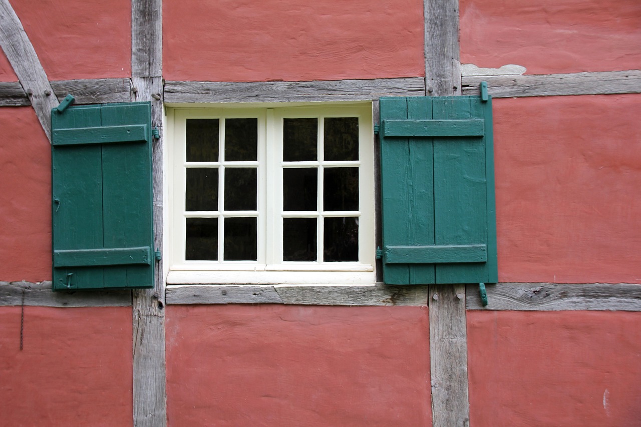 building window shutter free photo